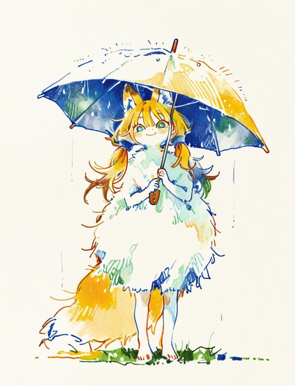 手書き風イラストイメージ。