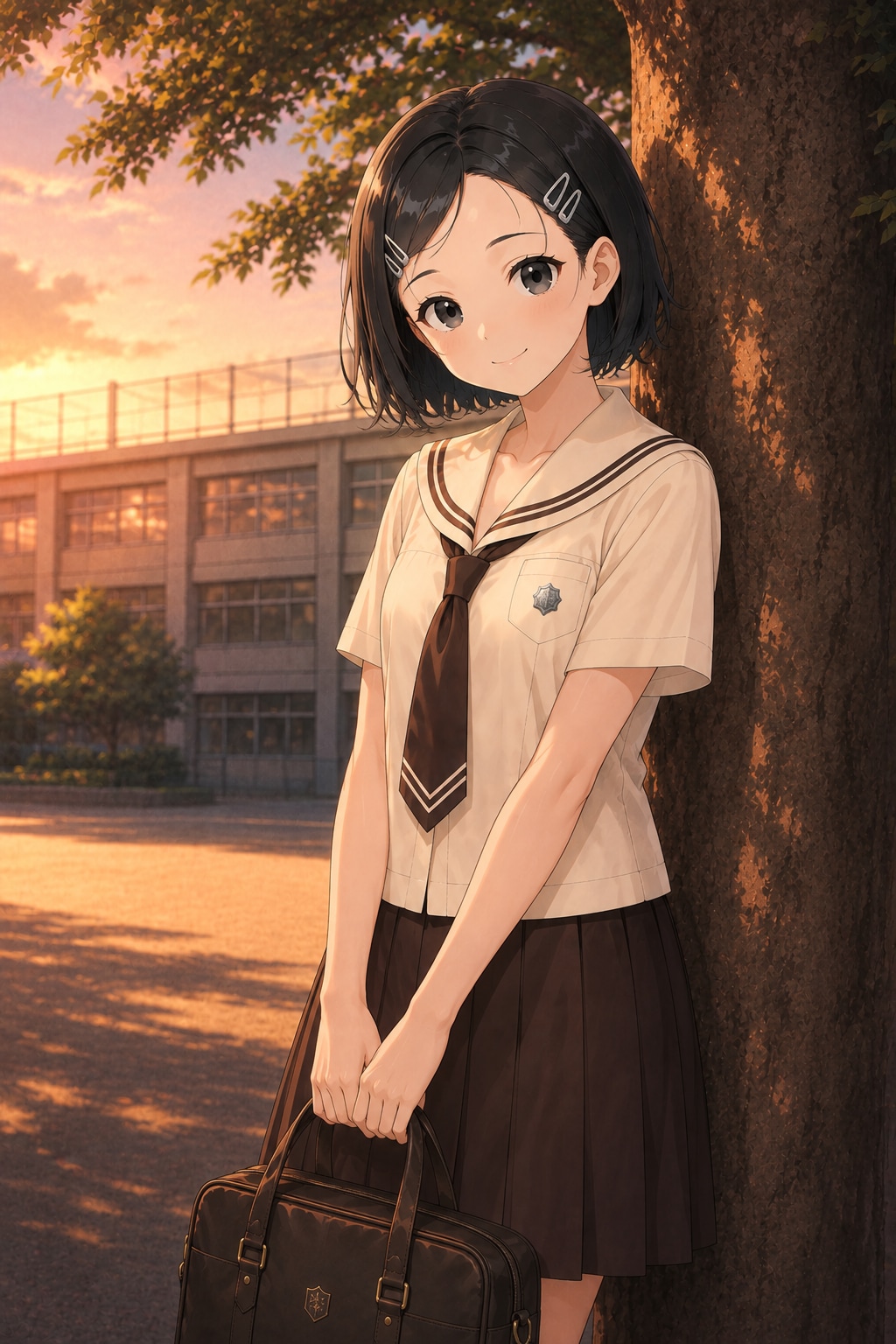 架空制服女子８　真央ちゃん | の人気AIイラスト・グラビア