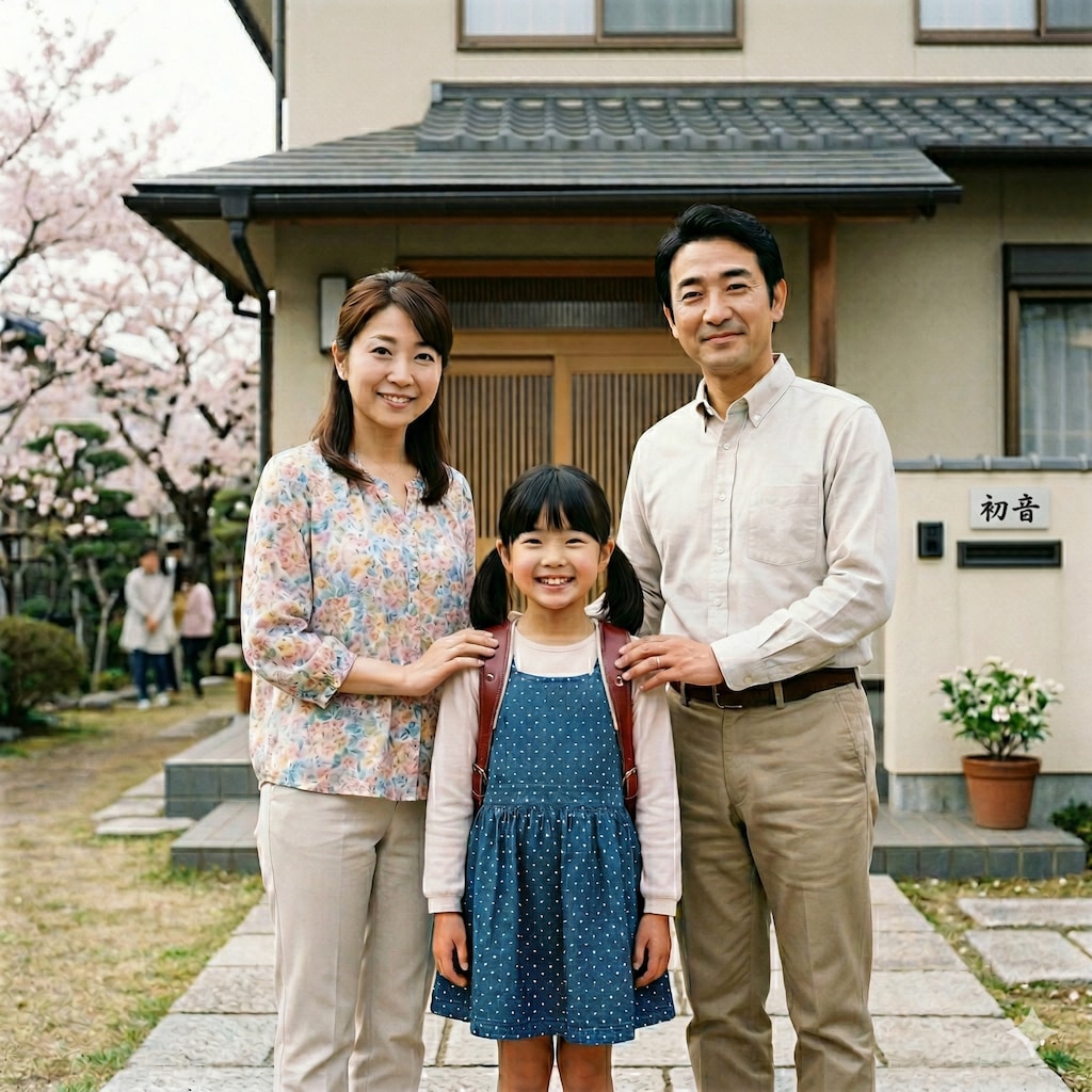 入学前の記念写真