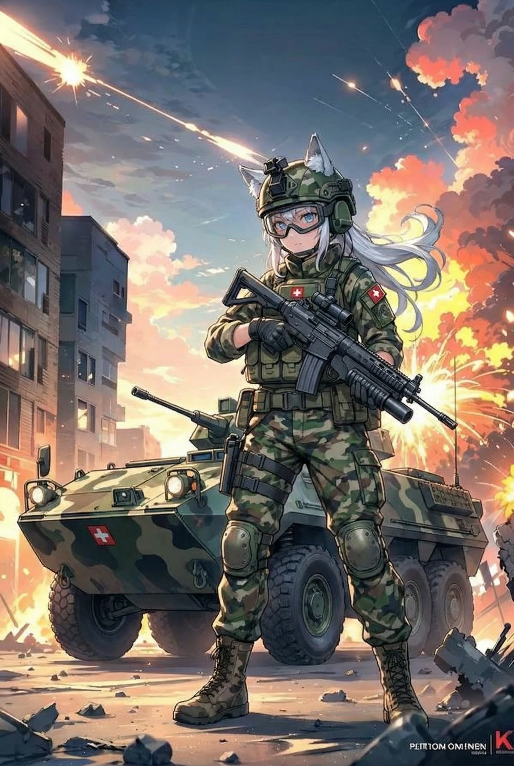 中立を貫くための重武装「スイス陸軍」🇨🇭🐺💥💥💥 | の人気AIイラスト・グラビア