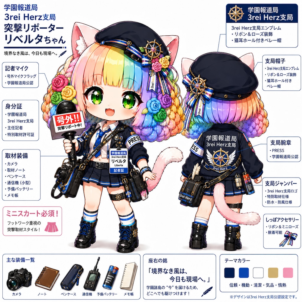 学園報道局3rei Herz支局突撃リポーター【境界なき風】リベルタ
