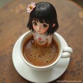 コーヒーカップと少女 8枚目