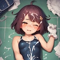 スク水手コキぶっかけ 7枚目