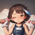 スク水手コキぶっかけ 4枚目