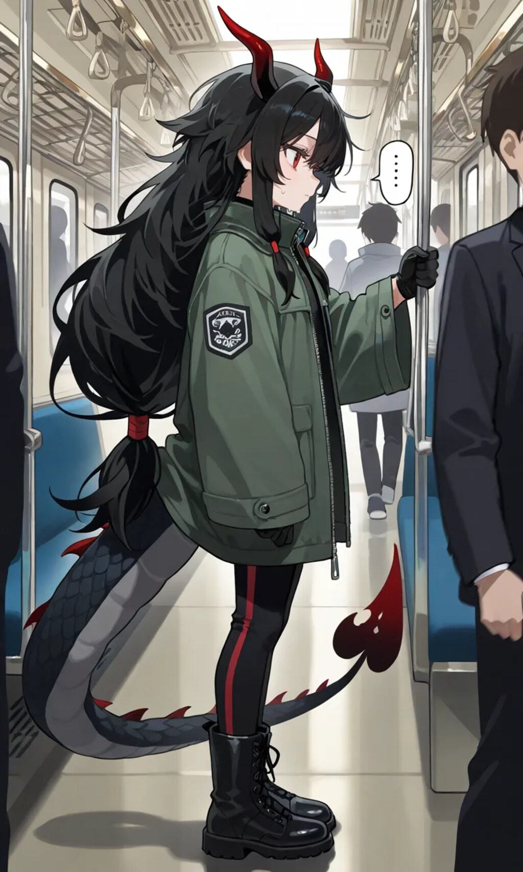 尻尾がデカすぎる