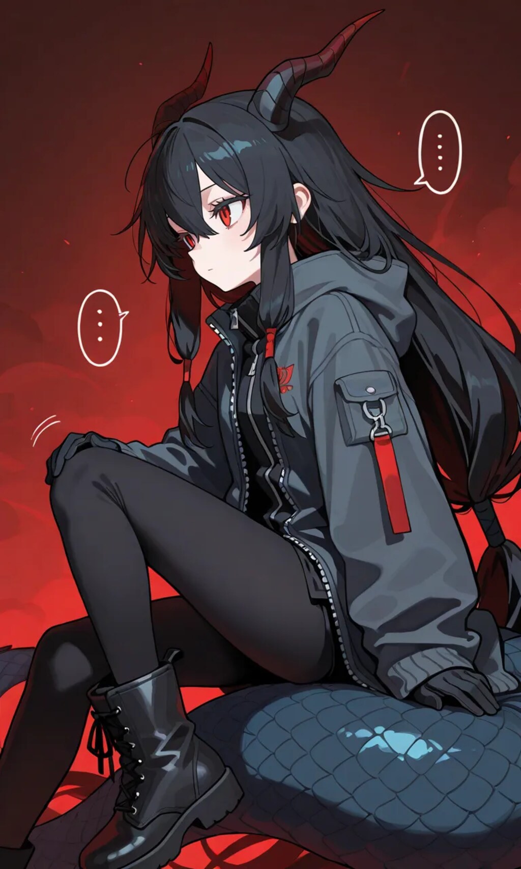 尻尾がデカすぎる