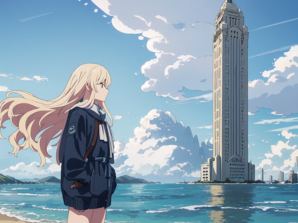 塔と彼女