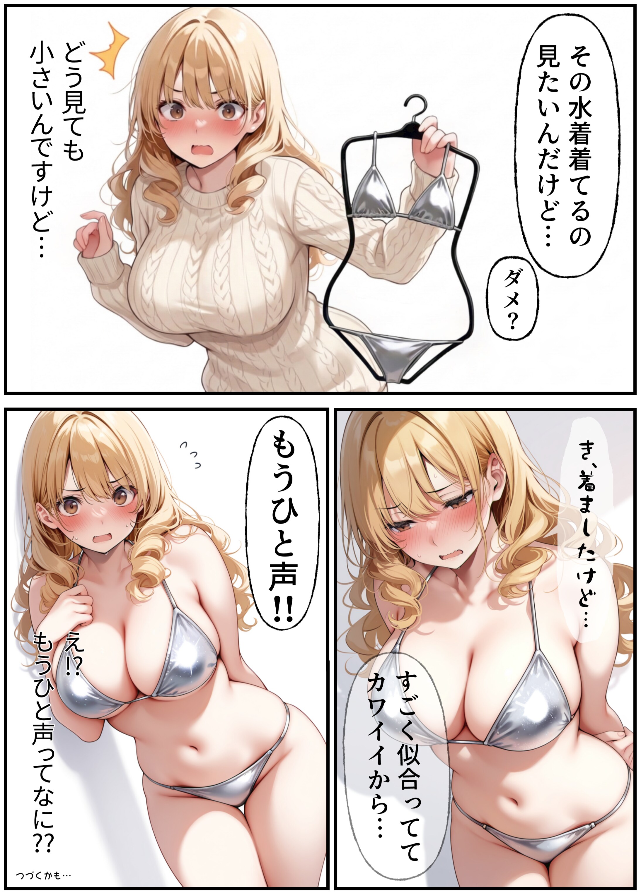 お願いに弱いめいちゃん