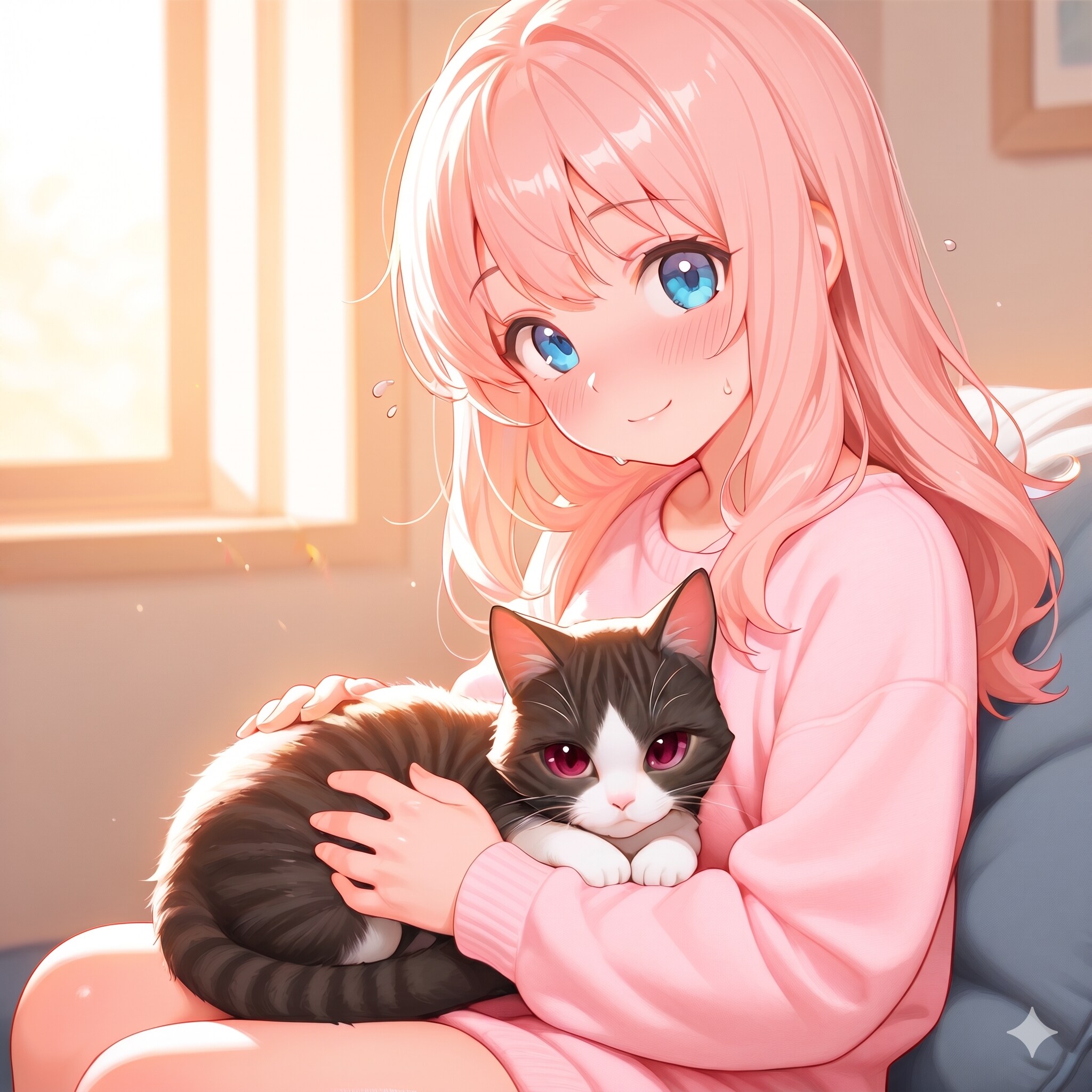 猫を抱く えきどなさん | の人気AIイラスト・グラビア