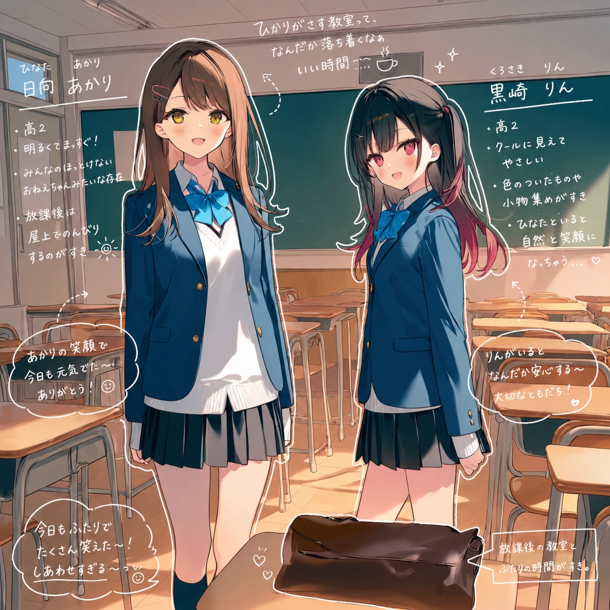 あかり＆りん | の人気AIイラスト・グラビア