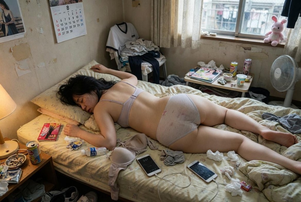 ぐったり・バタンキュー