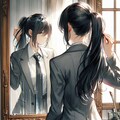 出社前 ／ ポニーテール 8枚目