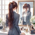 出社前 ／ ポニーテール 5枚目