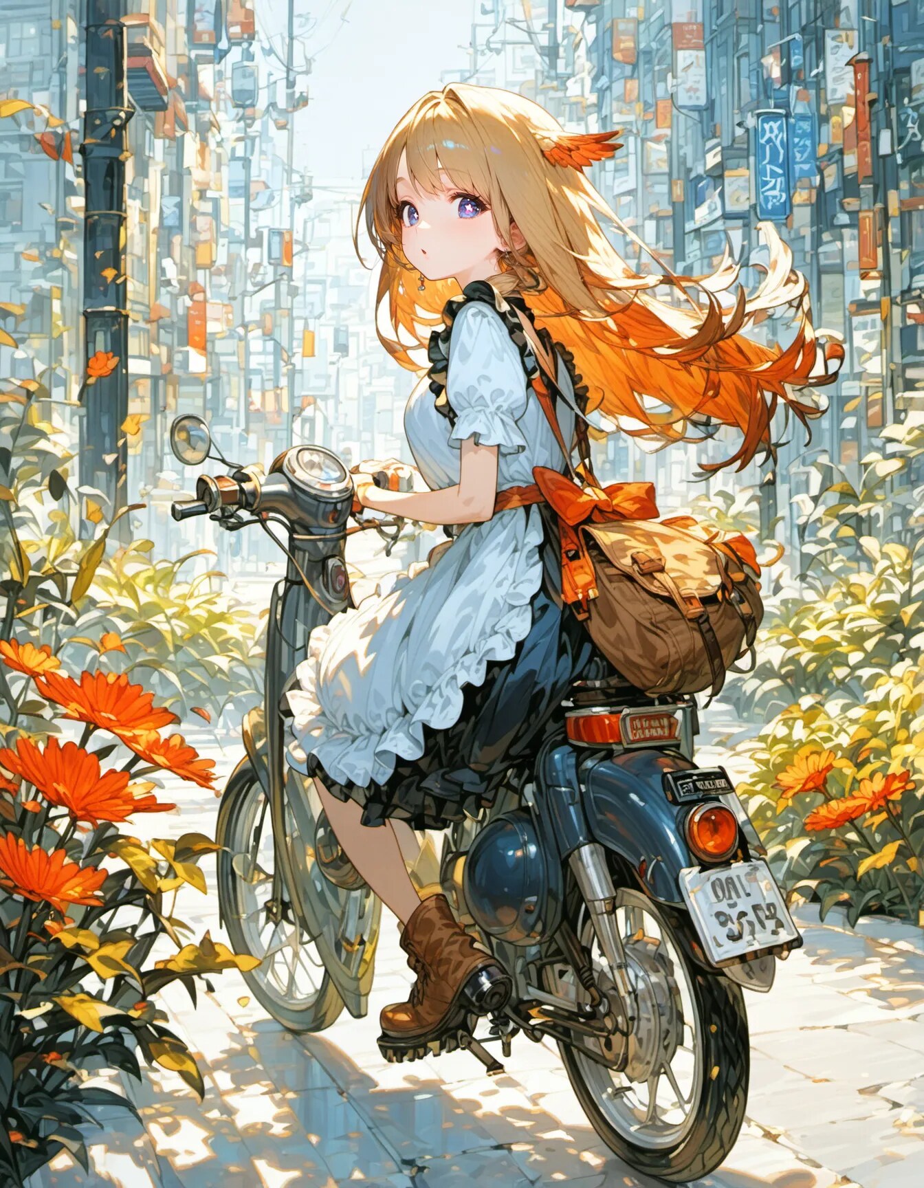 The Road Beyond the Flowers