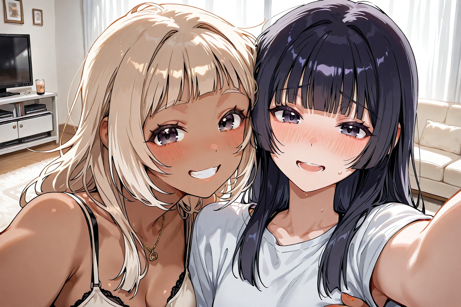 中学生と家庭教師〜夏〜 | の人気AIイラスト・グラビア