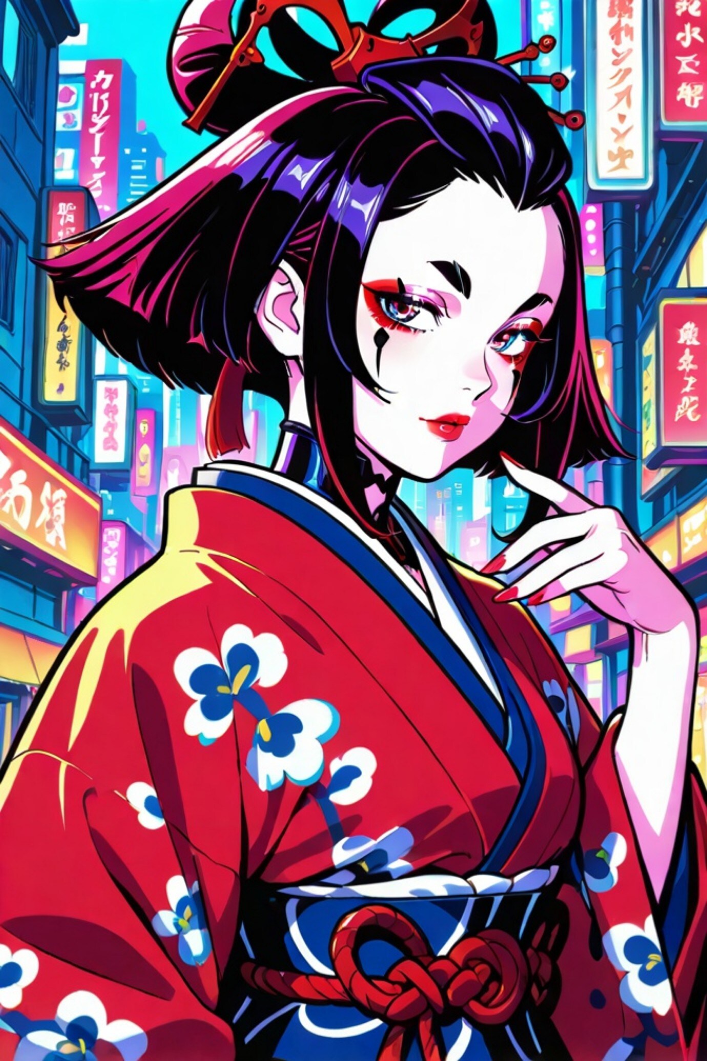 紫髪ちゃん