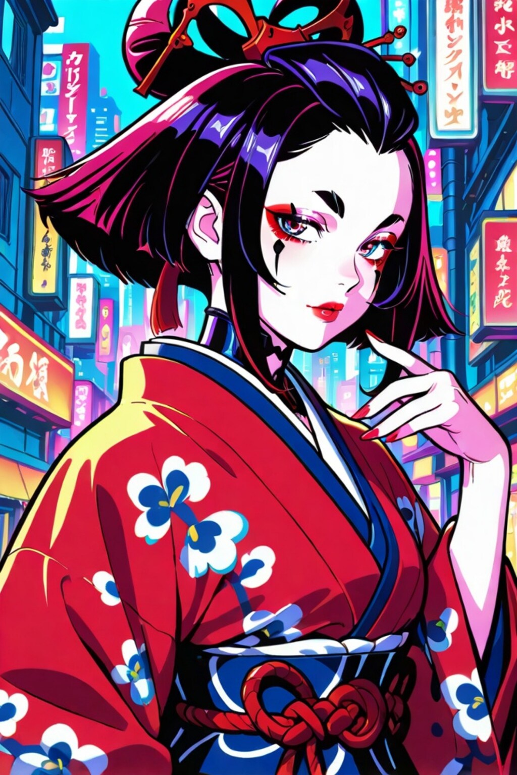 紫髪ちゃん