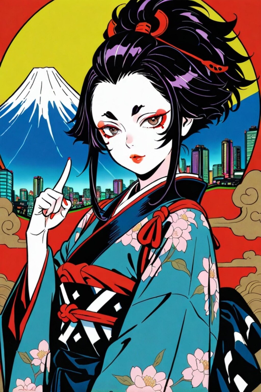 紫髪ちゃん