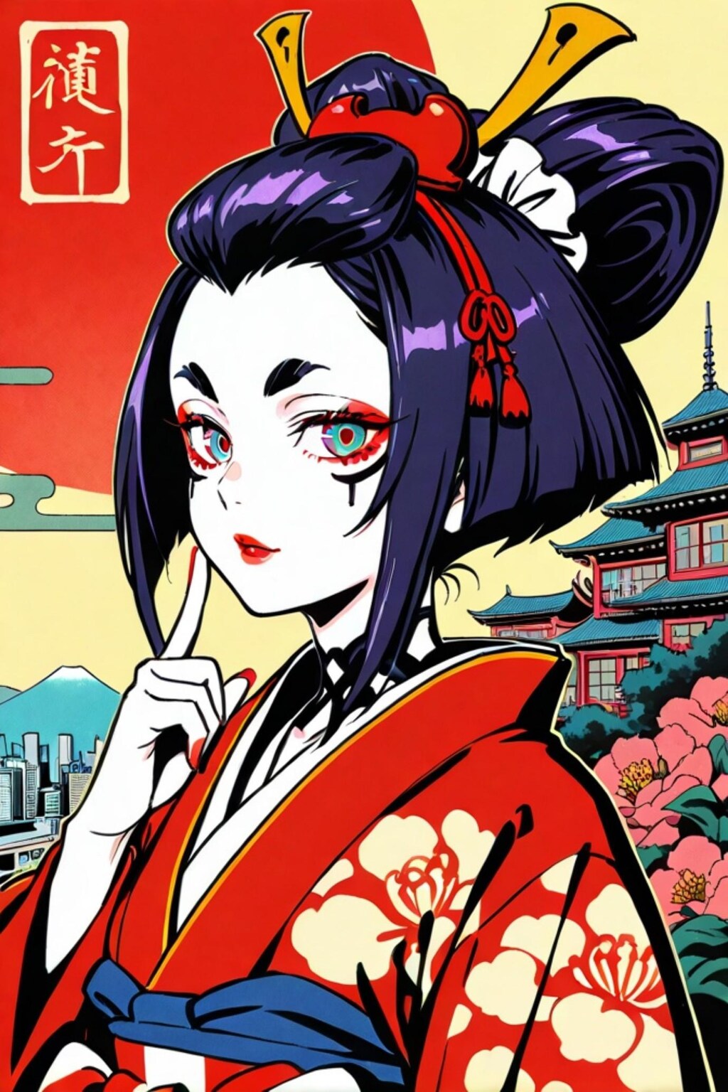 紫髪ちゃん