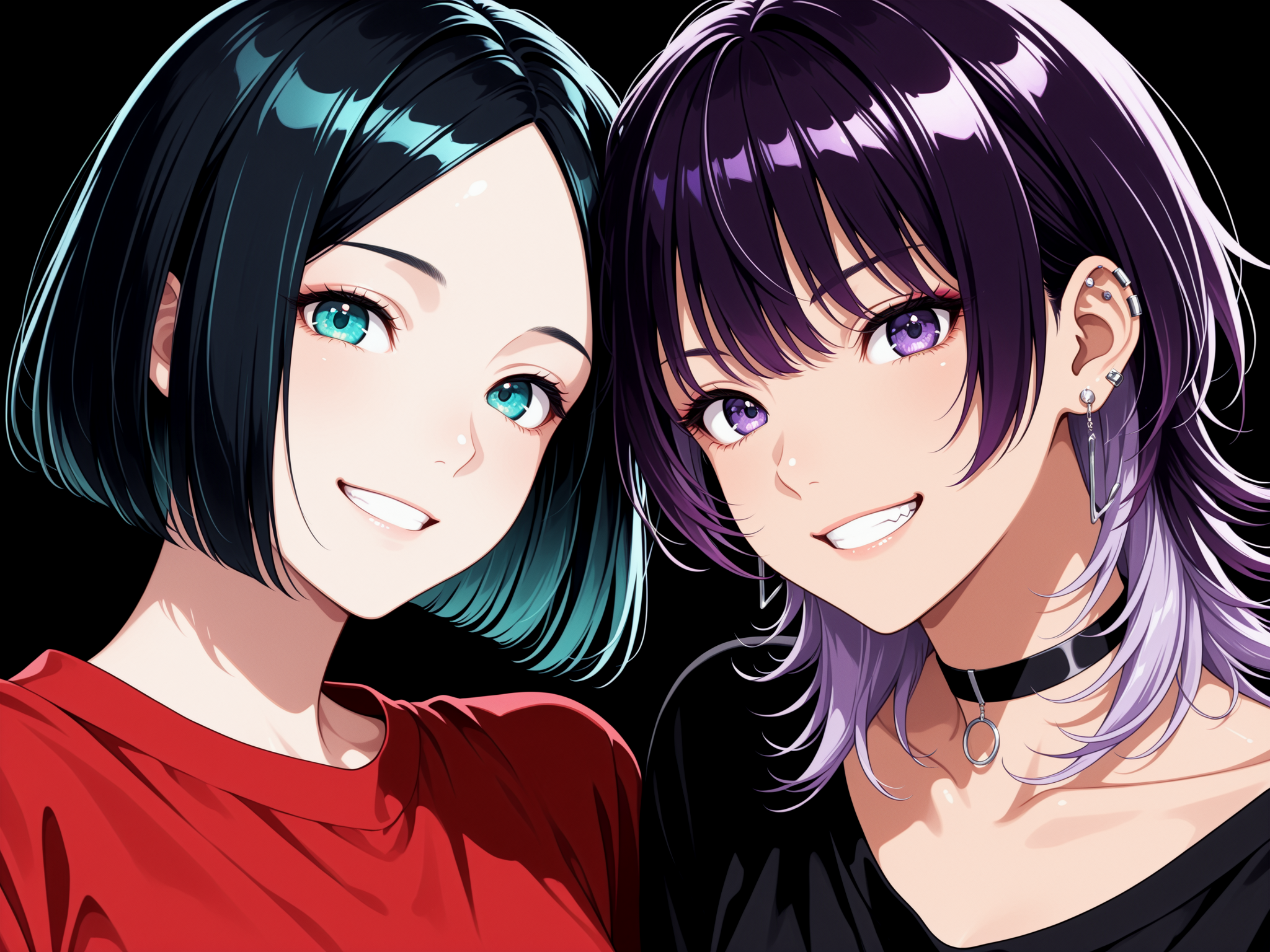 かっこいい系女子コラボ！ | の人気AIイラスト・グラビア