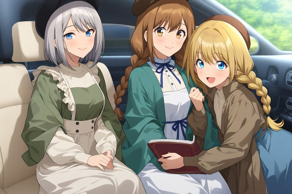 シートに並ぶきらめき