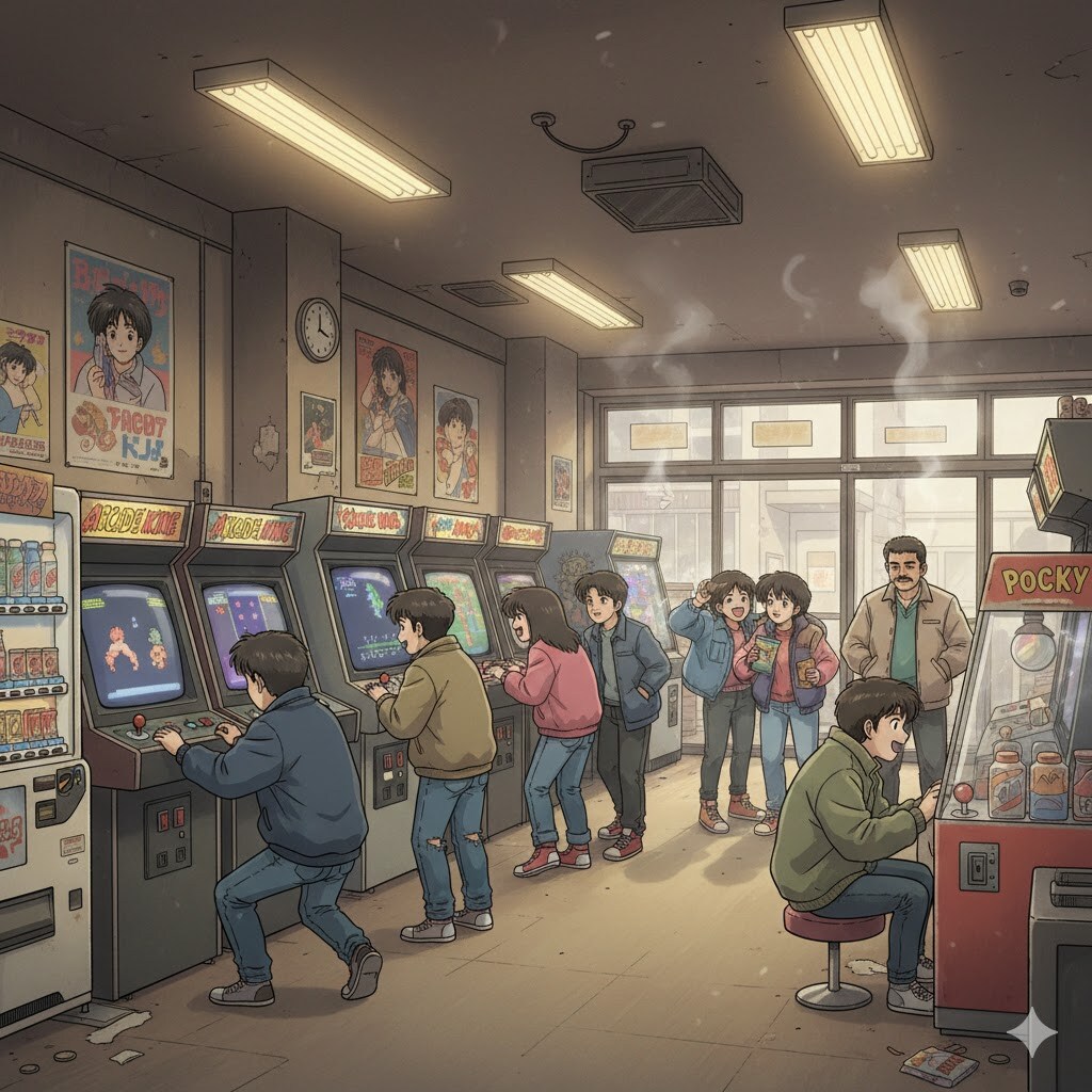 昔のゲームセンター