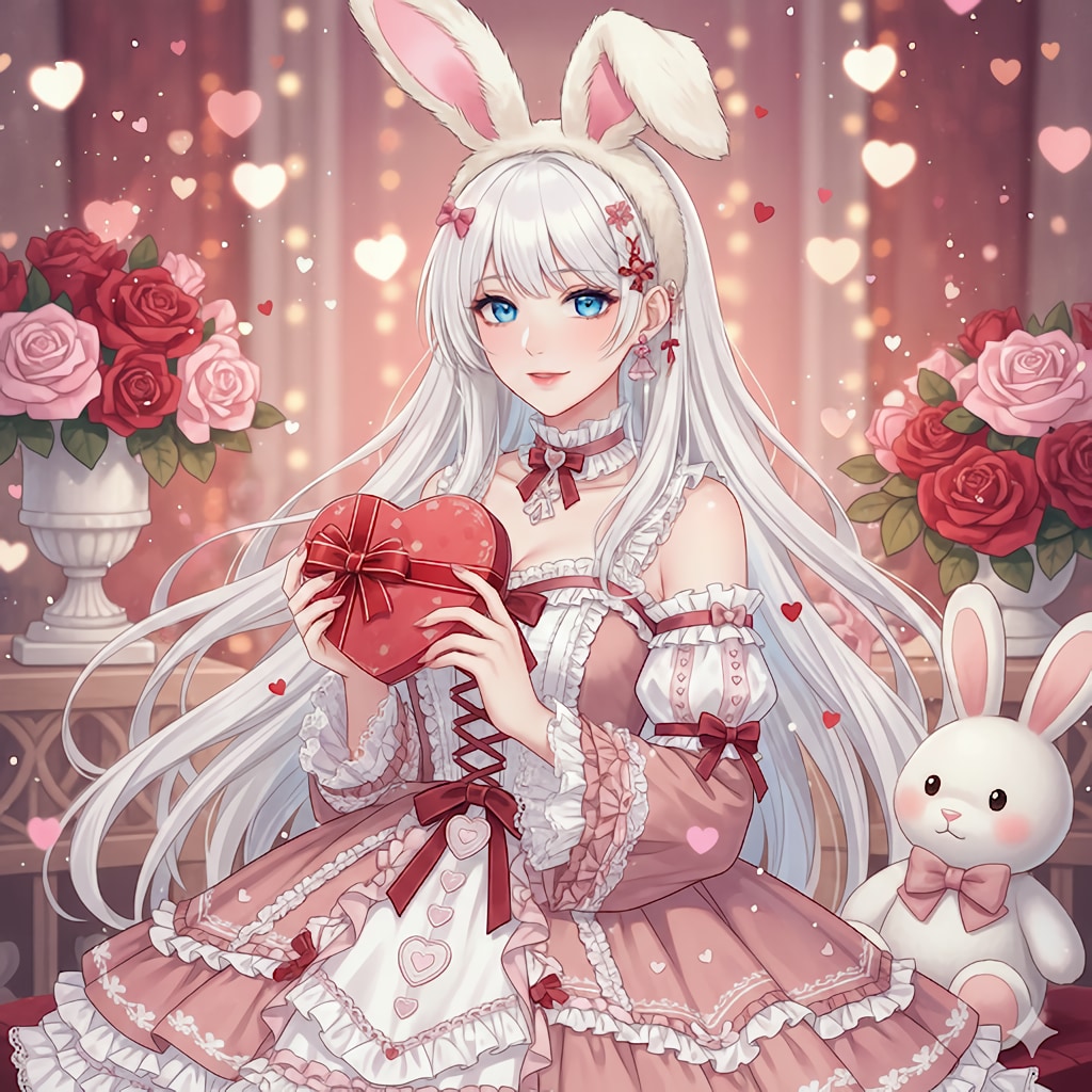 ケモミミもバレンタイン（ジェミニにおまかせ） | の人気AIイラスト・グラビア