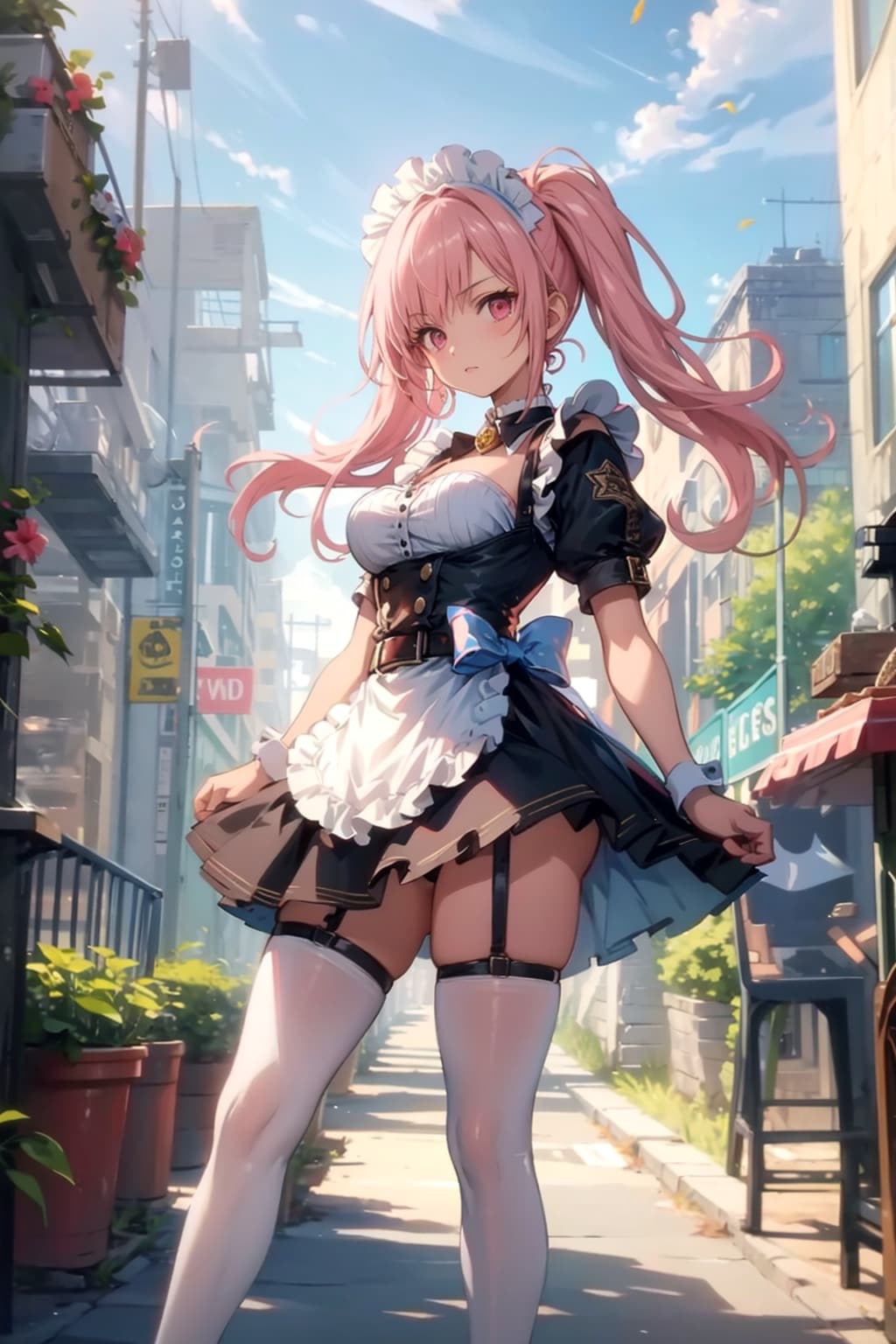 ピンクツインテール