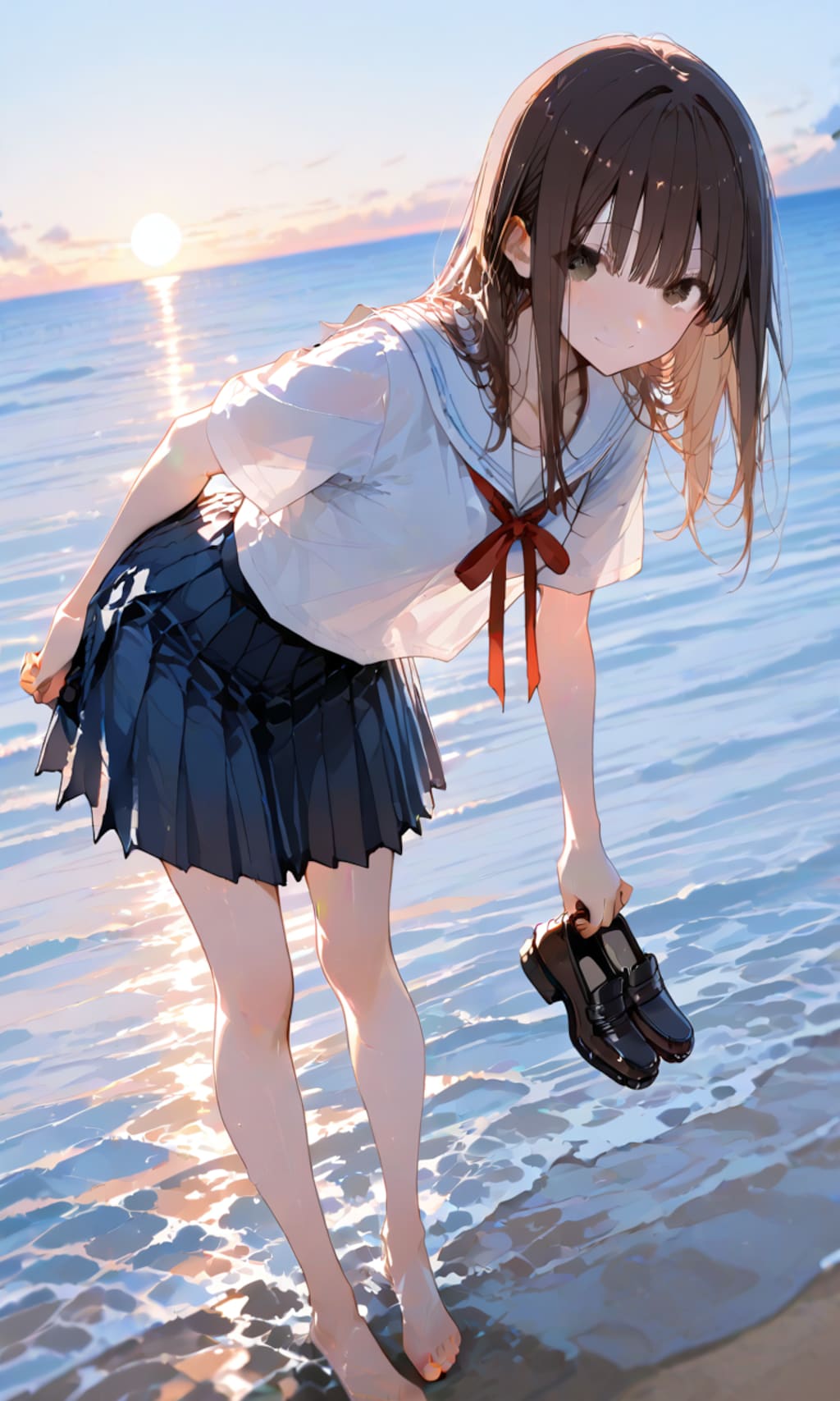 海に遊びに来た