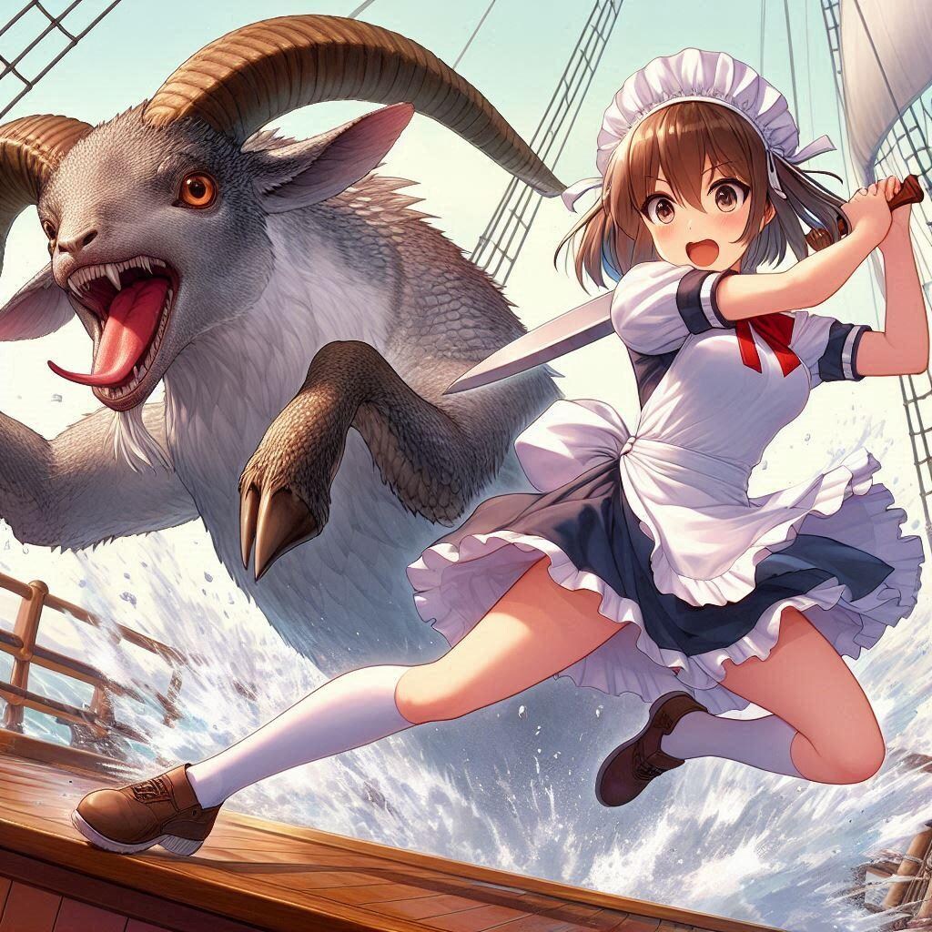 カプリコーン鍋（ヤギ肉と魚のシチュー）