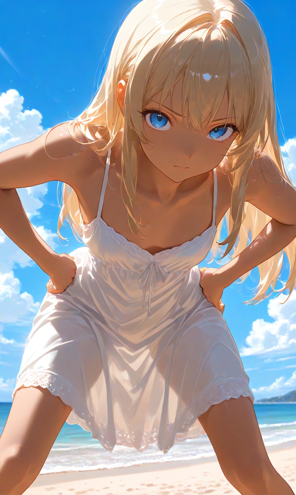 褐色金髪
