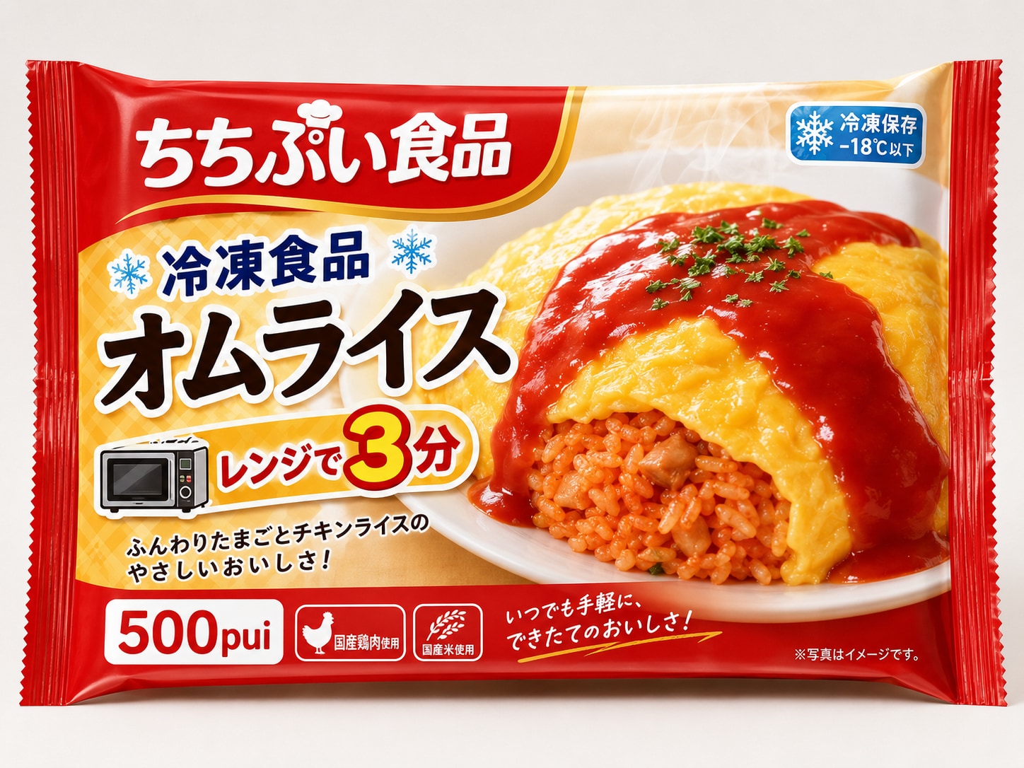 冷凍食品オムライス