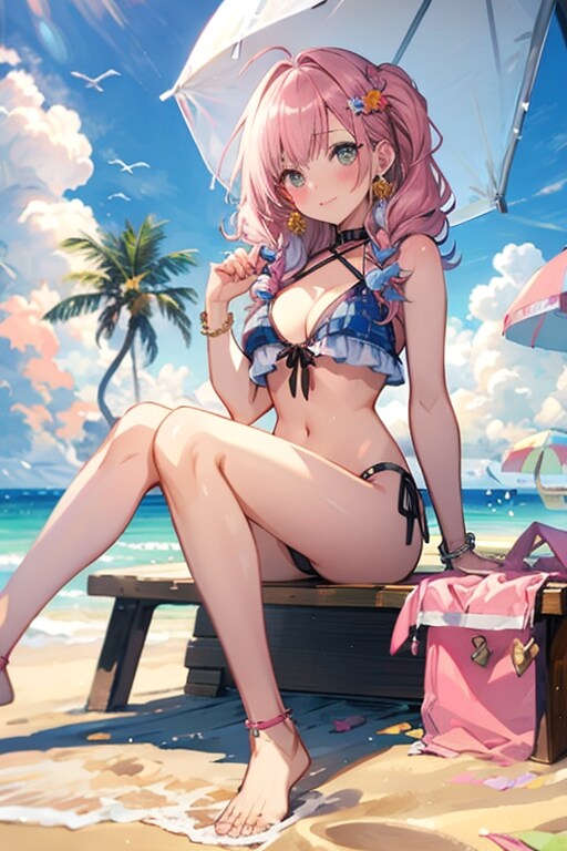 水着の女性