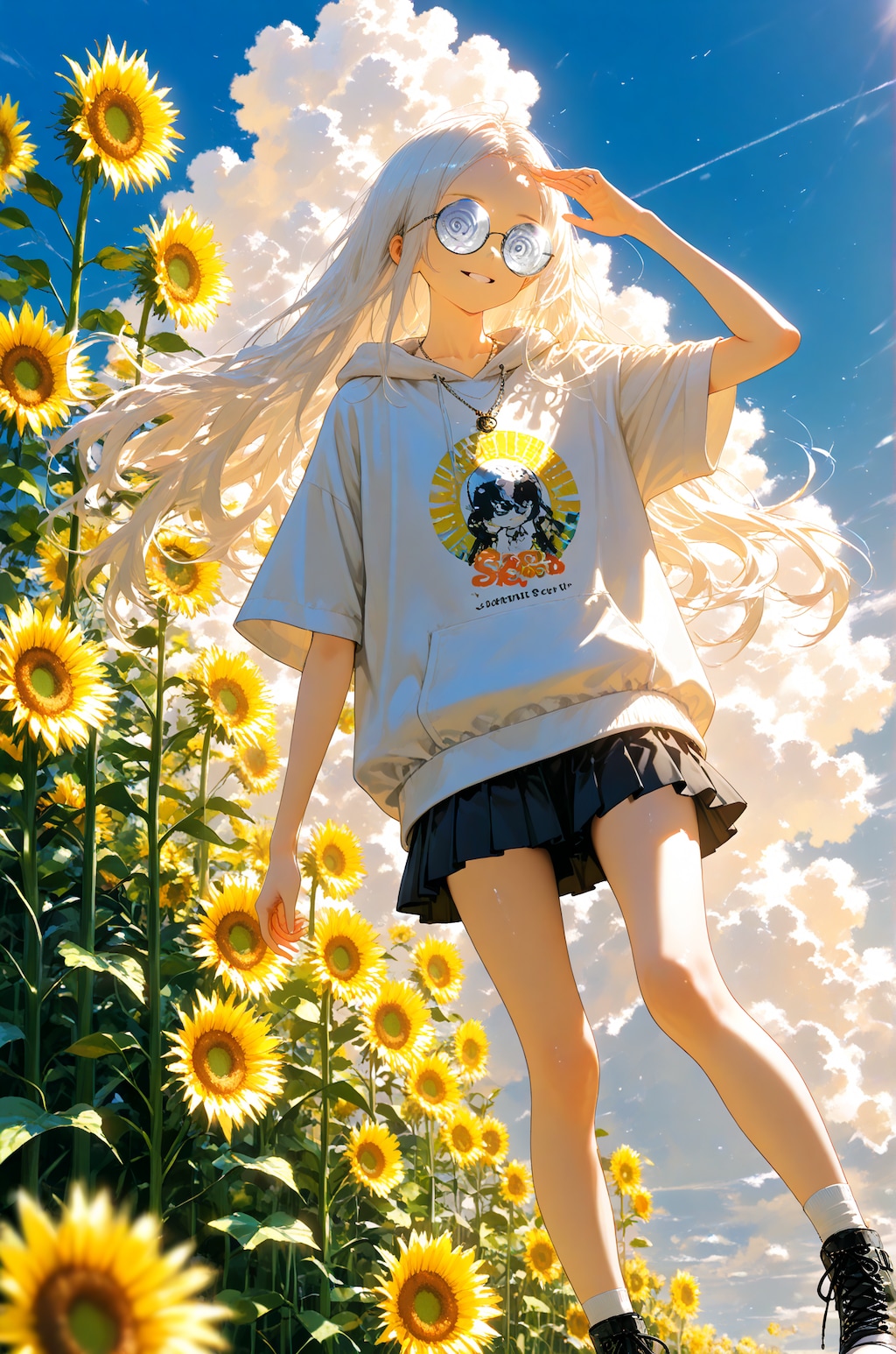 🌀🌀眼鏡と🌻