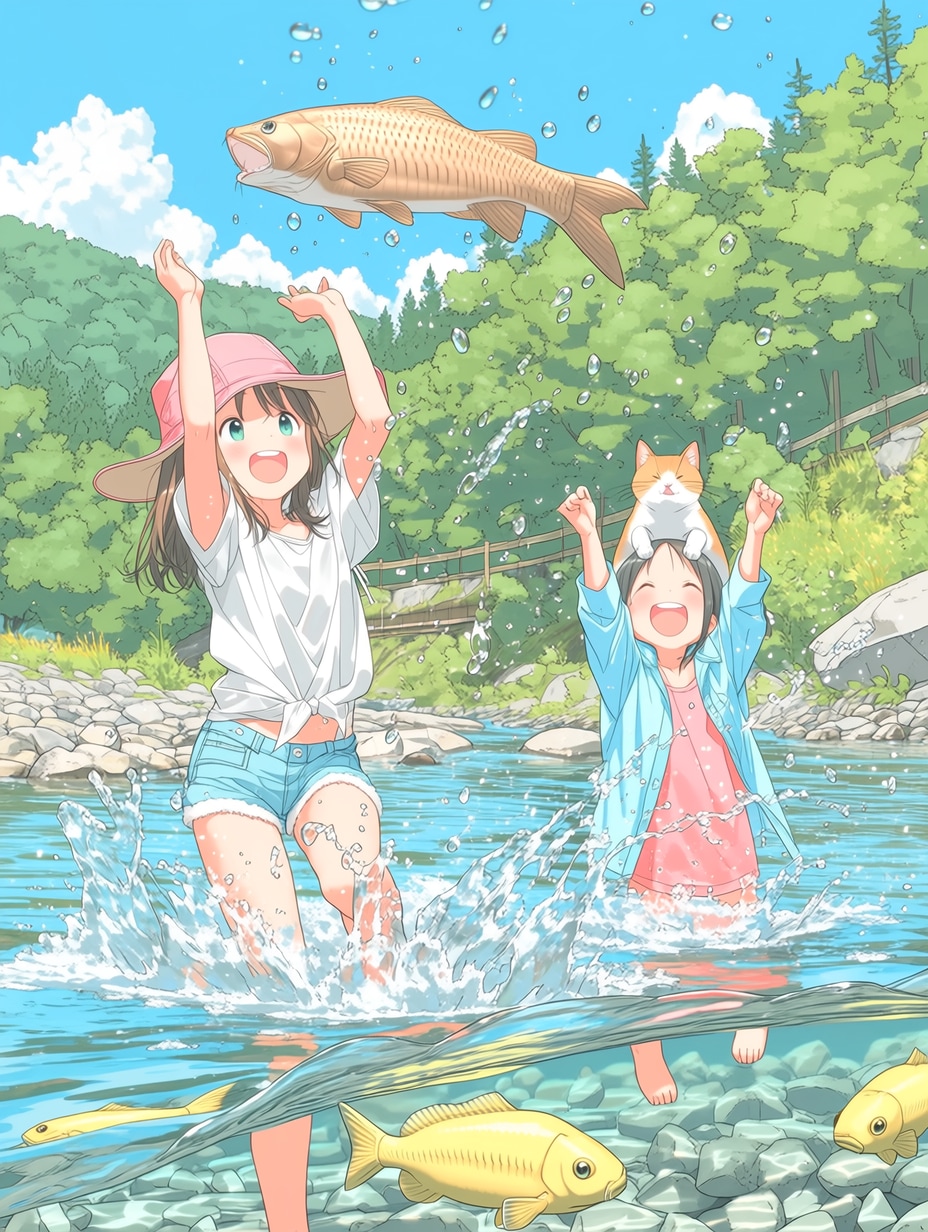 あの夏の川は、宝箱だった。