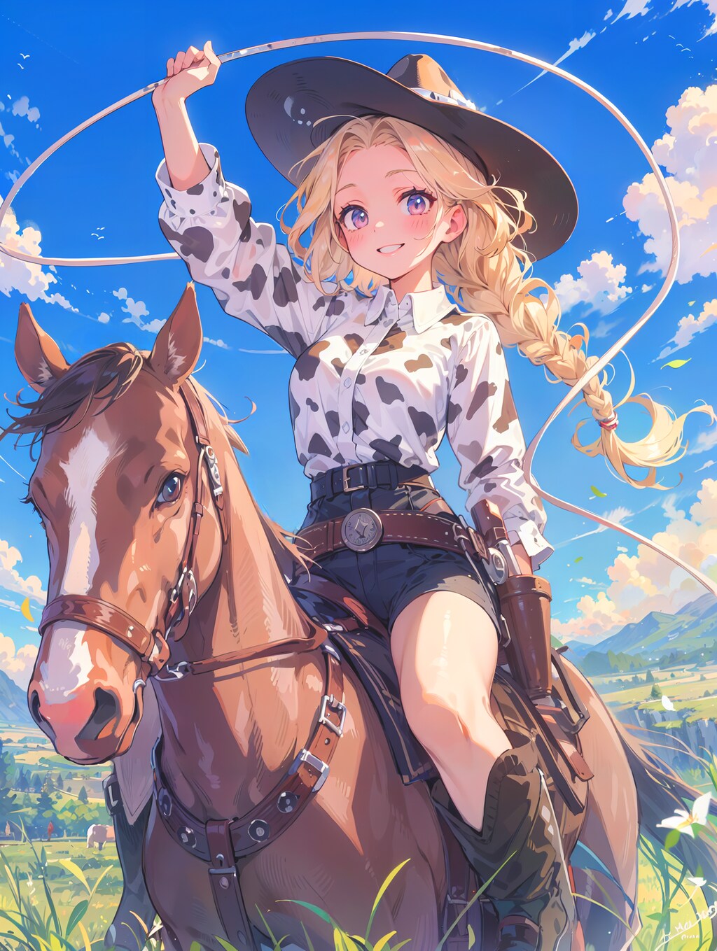 ロープアクションカウガール