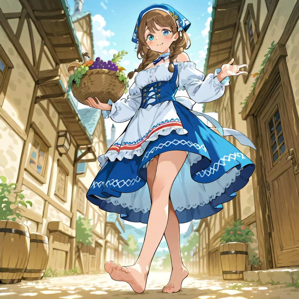 ぶどう踏みの村娘NGシーン集