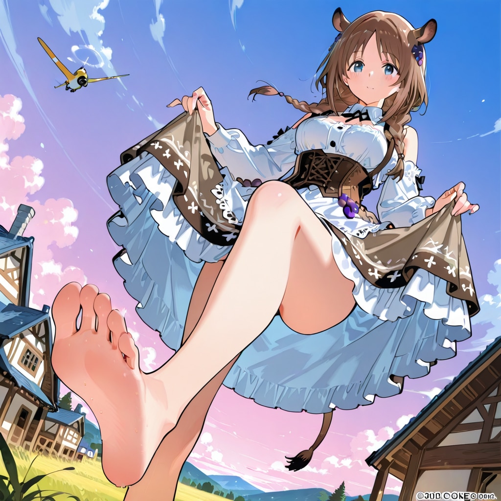 ぶどう踏みの村娘NGシーン集