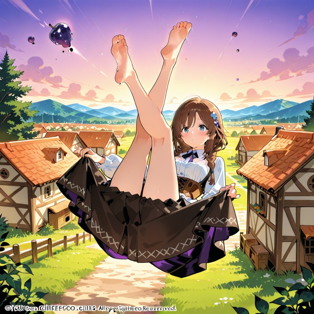 ぶどう踏みの村娘NGシーン集