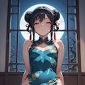 ふたなりチャイナドレス 12枚目