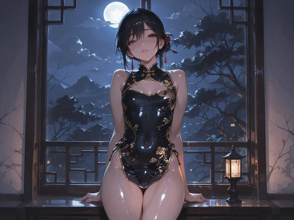 ふたなりチャイナドレス