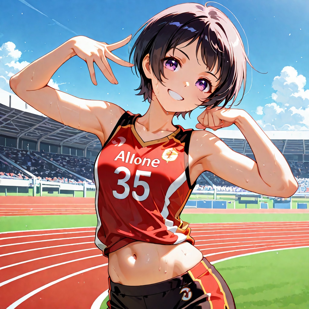 陸上 | の人気AIイラスト・グラビア