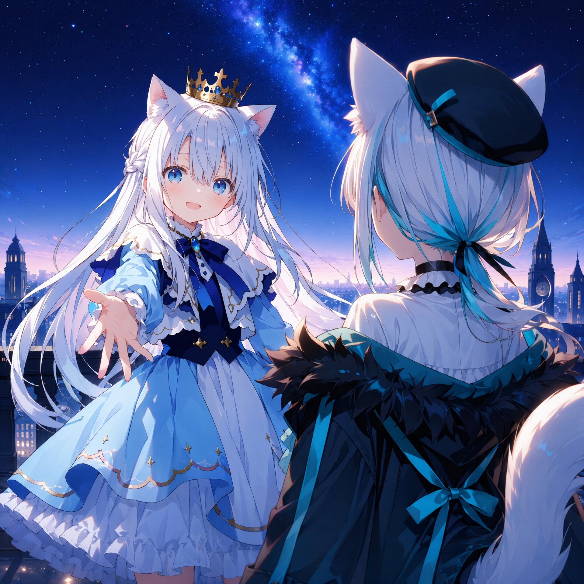 月の願いと、夜の誓い