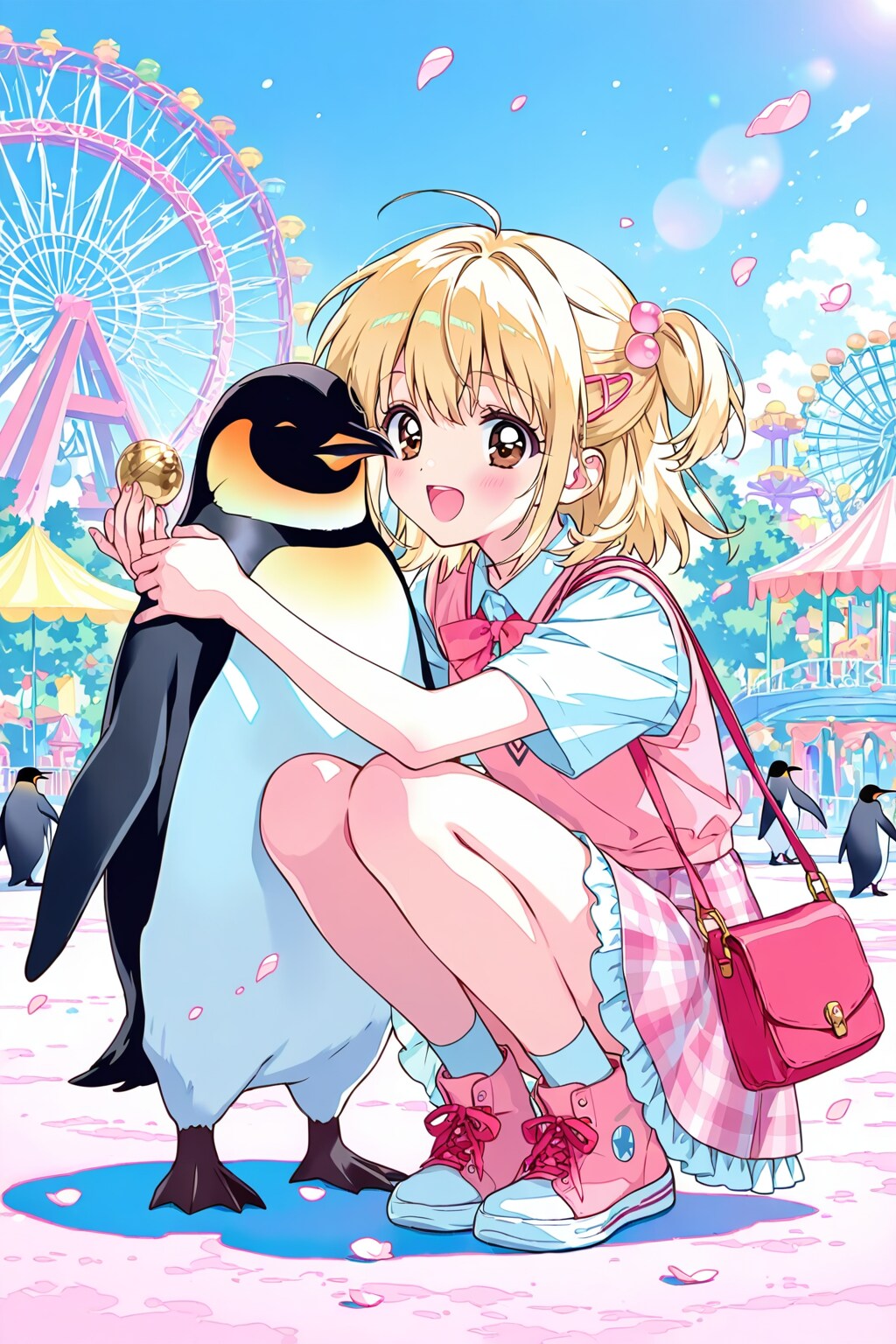 ちちぷいランドのエイプリルちゃん