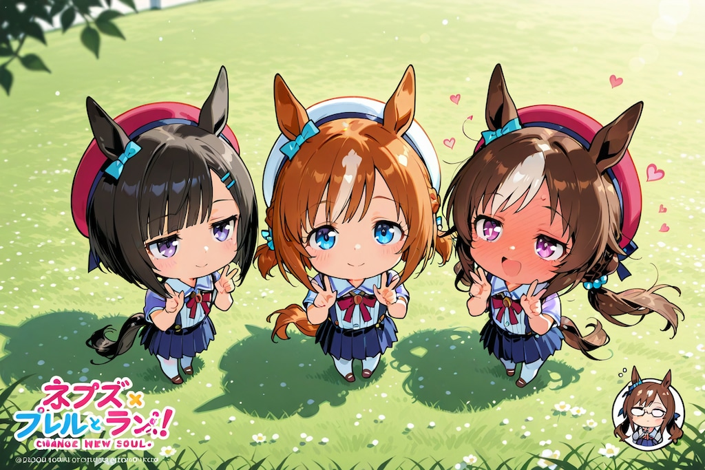 ウマちびちゃん。