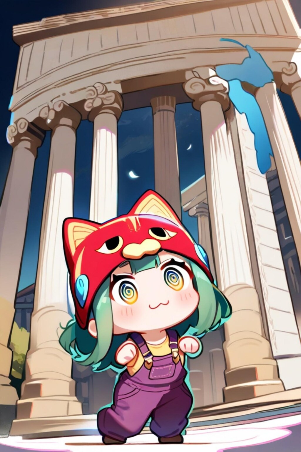 古代ギリシャの緑髪ちゃん