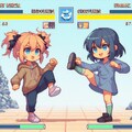 格闘ゲー厶の小さな女の子たち 2枚目
