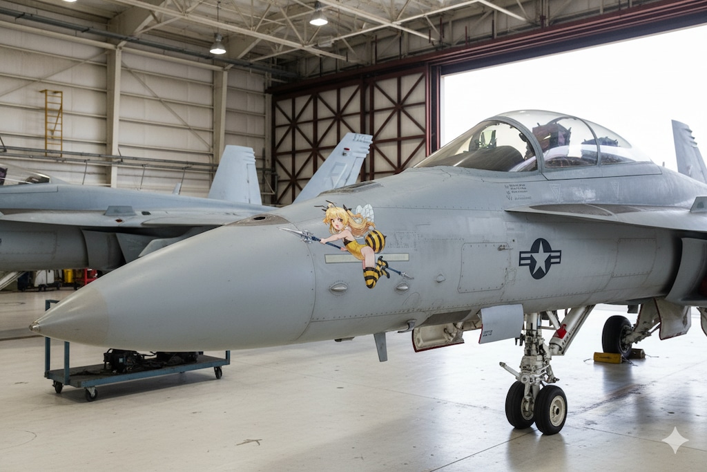 ノーズアートピナちゃん（リベンジ）