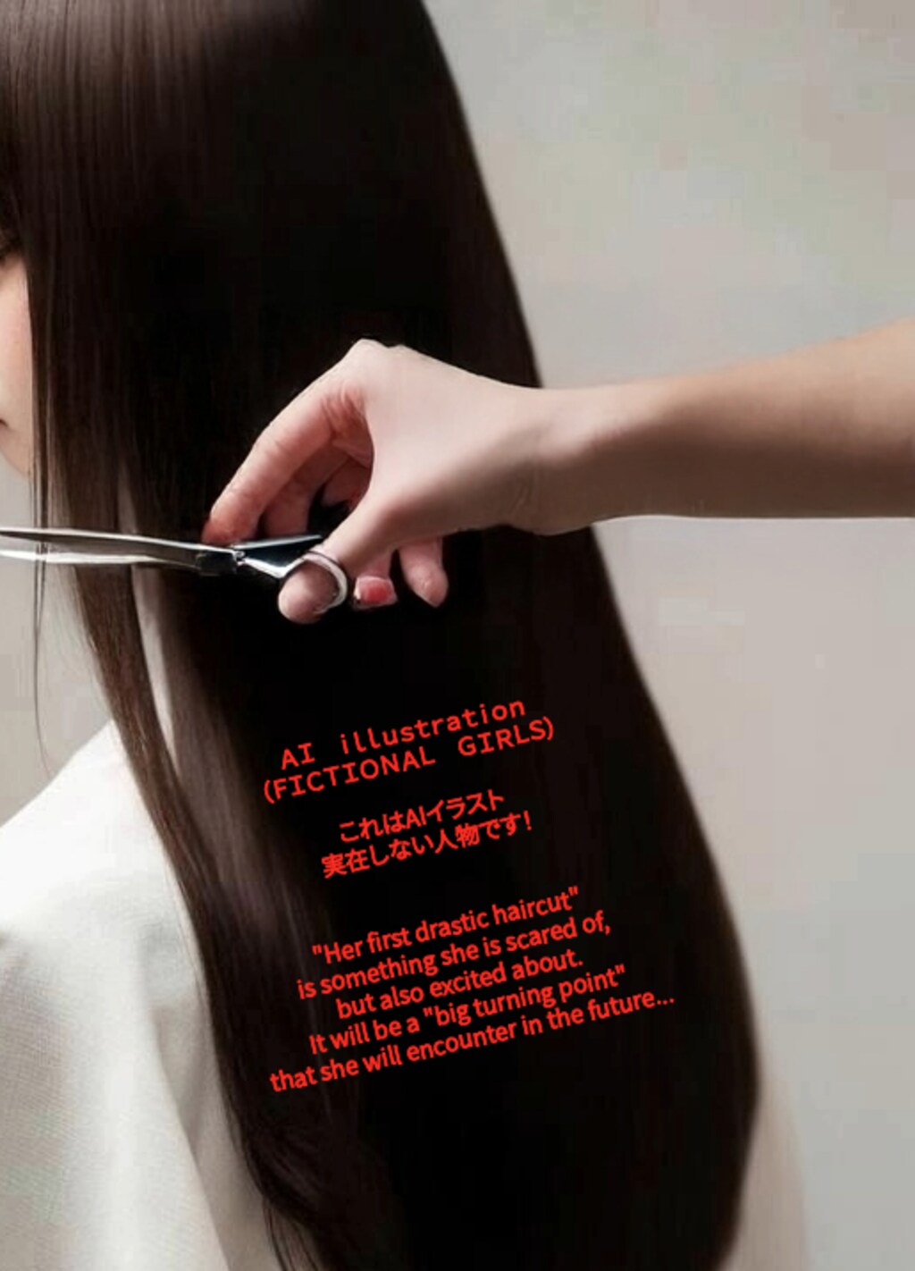 ポニーテール美少女・緒形真希子～初めてのバッサリ