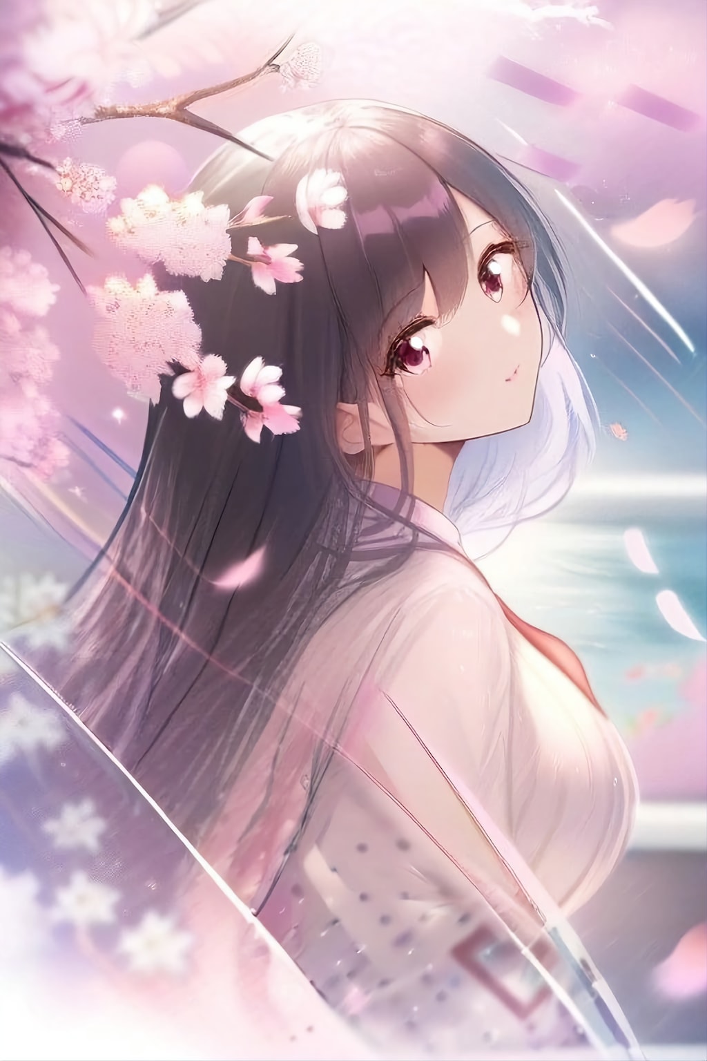 まるで桜の精霊